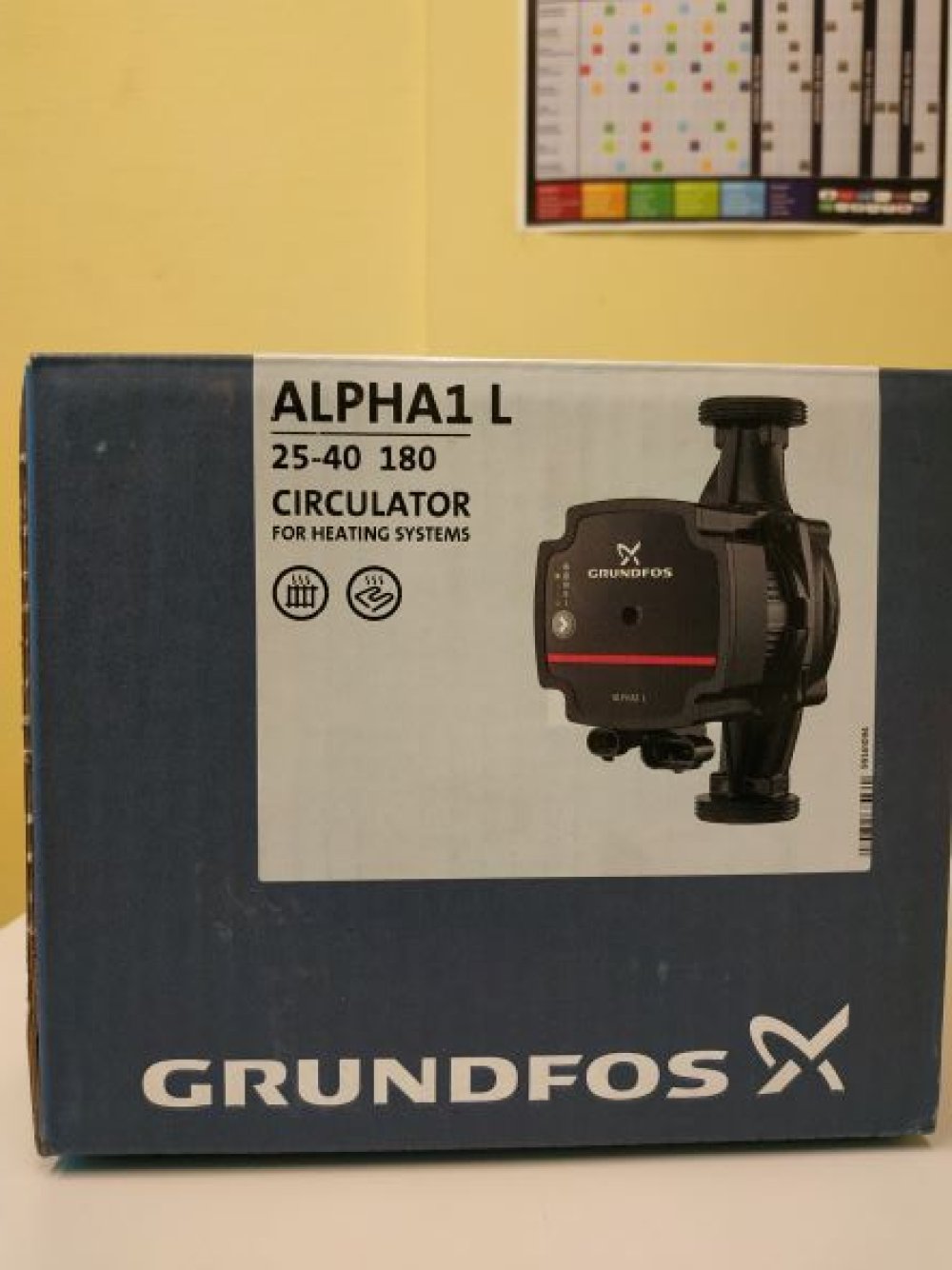 Pompes pour systèmes de chauffage ALPHA1 L 25-40 180 GRUNDFOS