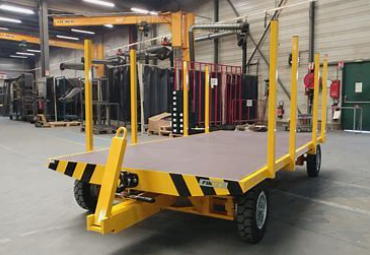 Le CCG Bouchain recherche un chariot, une remorque de transport qui puisse être utiliser à l’intérieur du site afin de transporter des matériels lourds et ou encombrant (voir image en exemple ci-dessous).